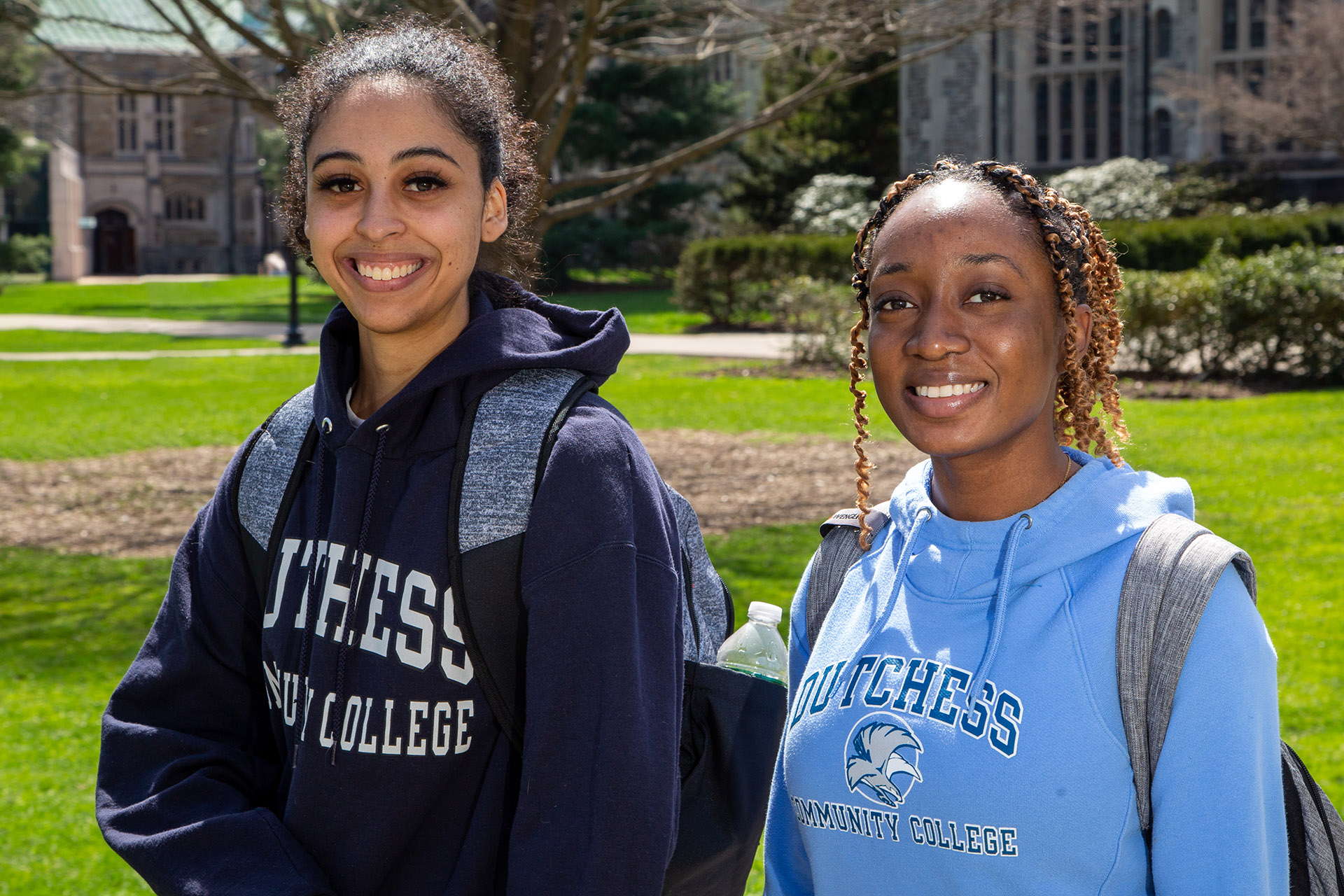 Two DCC students at Vassar College