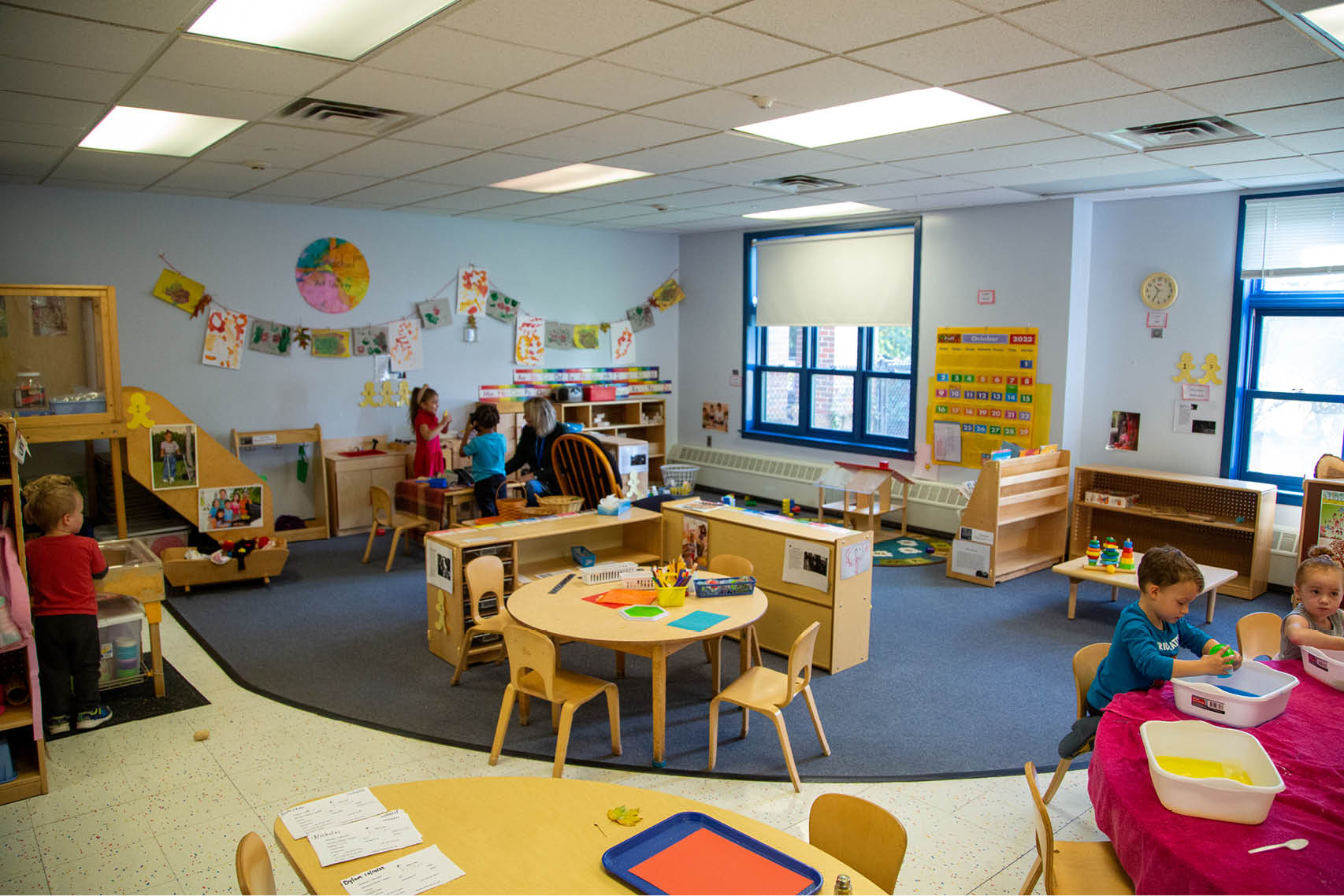 Children playing inside