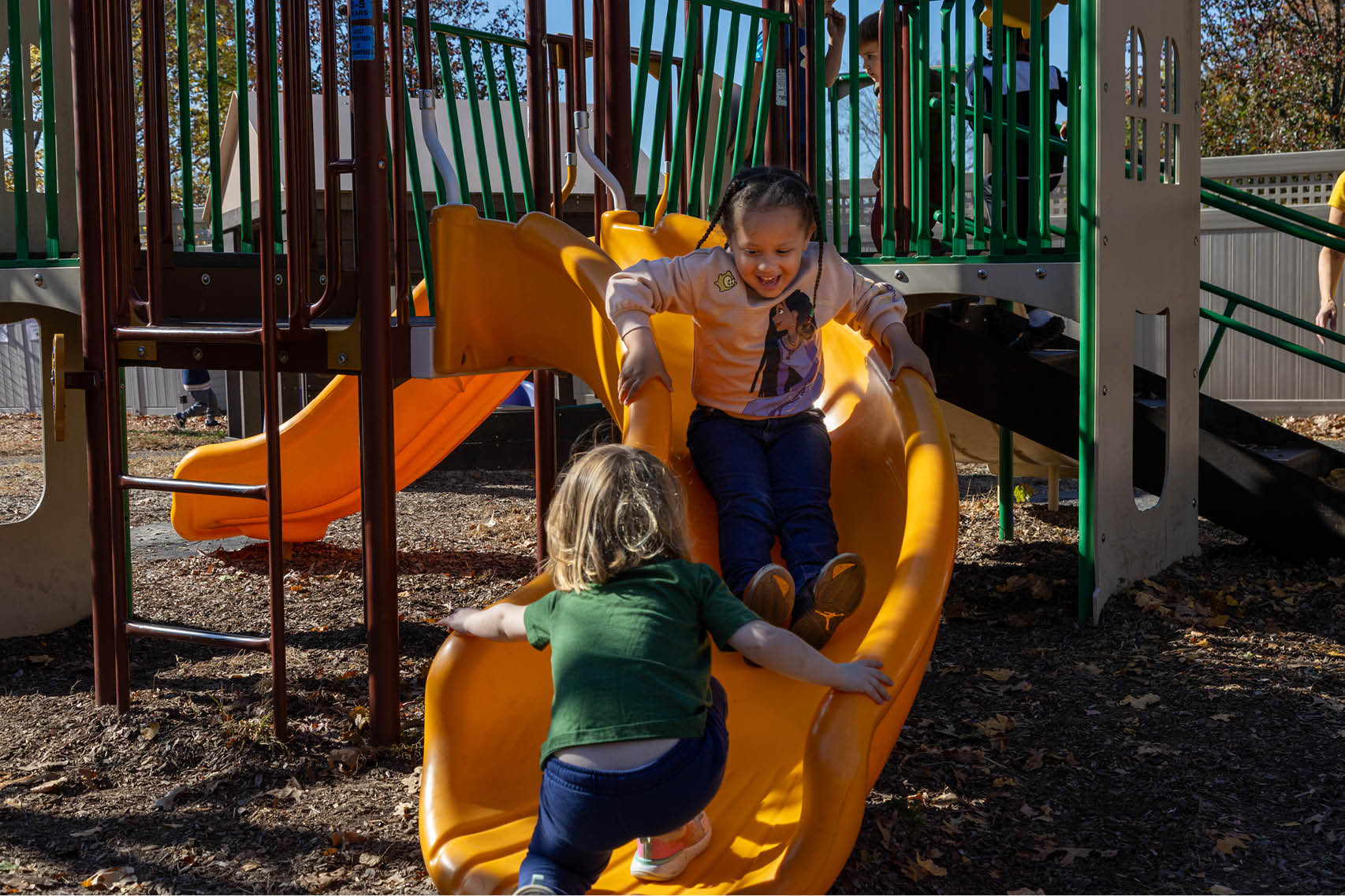 Children playing outside